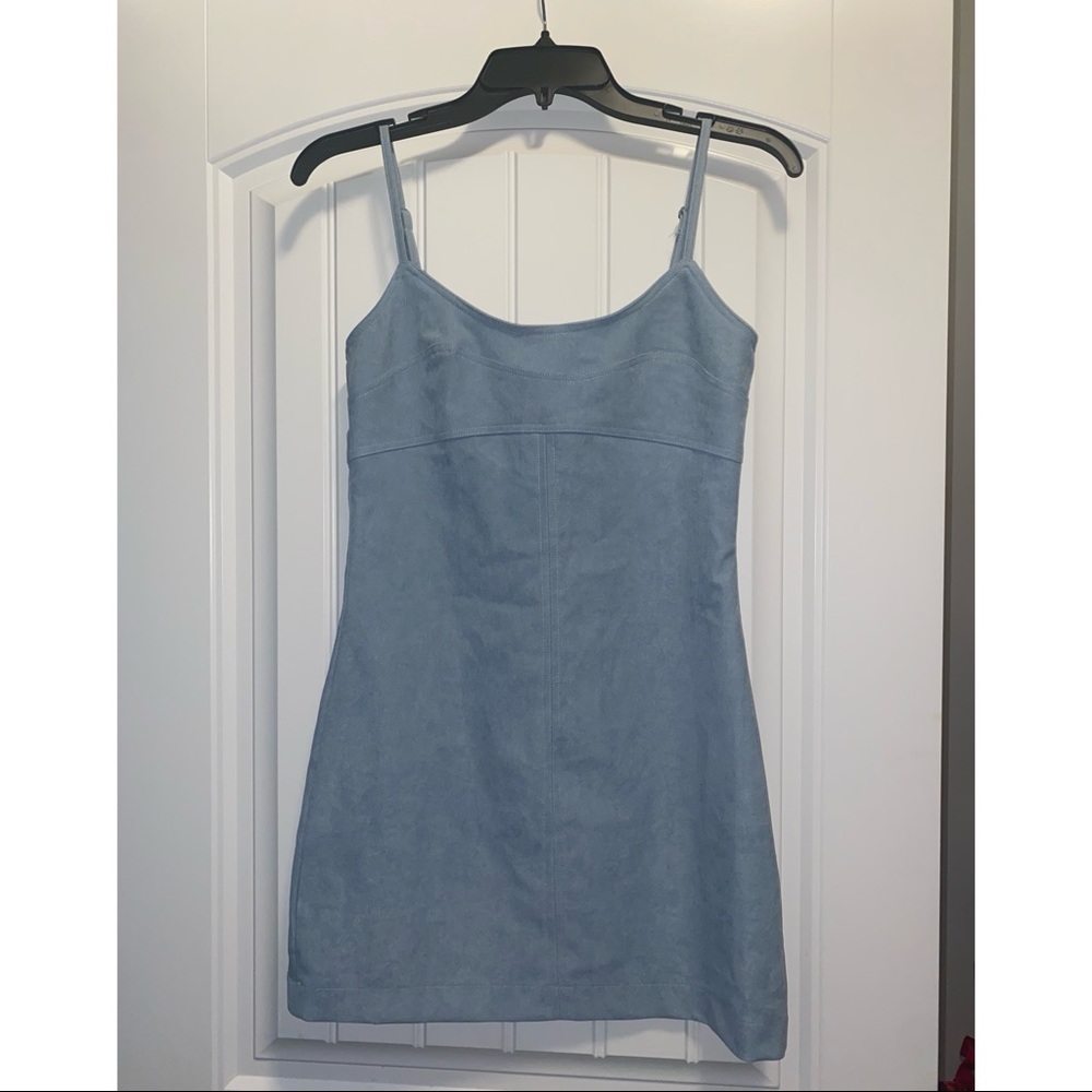 Pacsun Lottie Moss Fitted Blue Dress